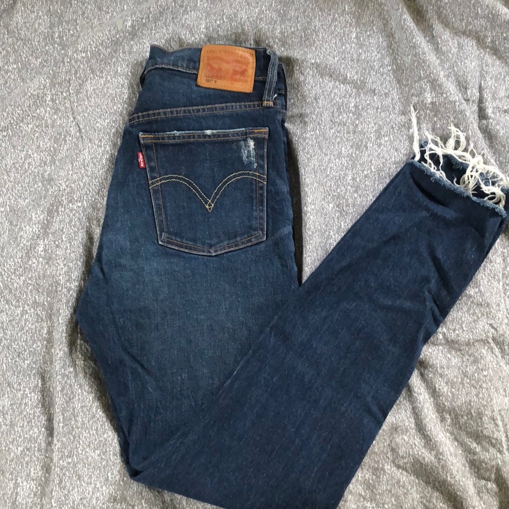 Levi’s 501 high-waisted jeans